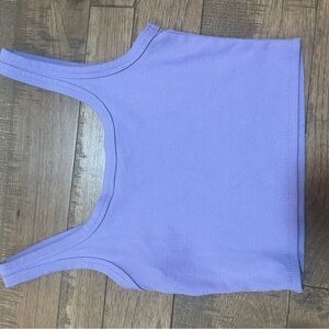 Lavender Ribbed Tank Top